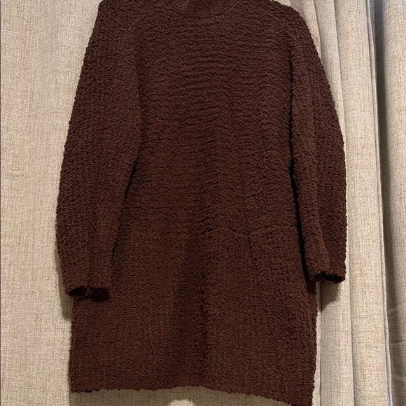 Bobeau Brown Textured Women's Cardigan 2X - Picture 2 of 3